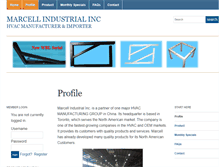 Tablet Screenshot of marcellhvac.com